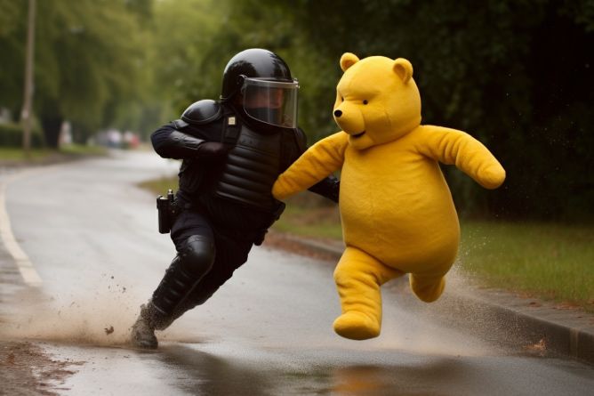 Winnie The Pooh On The Run In China After Trying To Sell $POOH Tokens